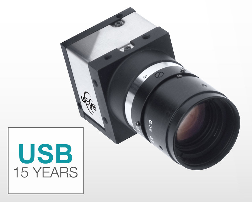 15年前、IDSはUSBインターフェイス搭載の産業用カメラを初めて市場に投入しました
